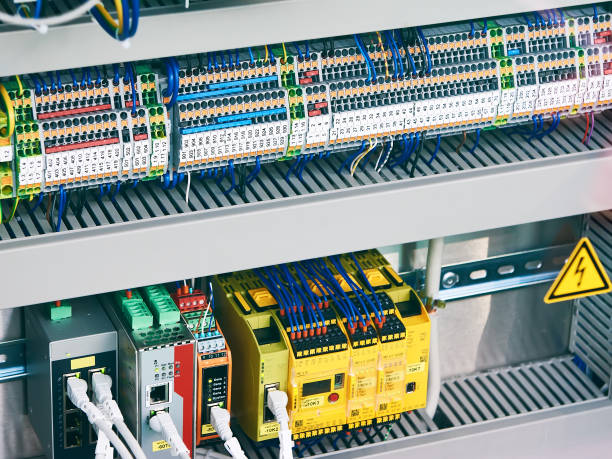 Electronic and electrical components of the industrial device